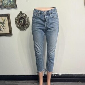 Citizens of Humanity Charlotte Crop High Rise Straight Leg Jeans
